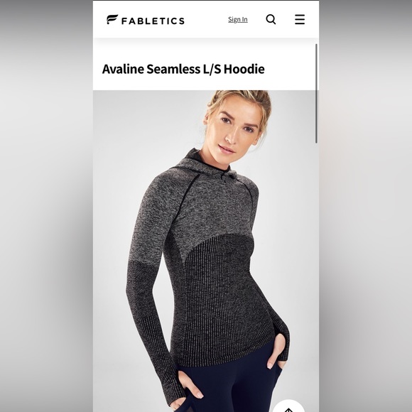 Fabletics Avaline Seamless L/S Hoodie size XS - Picture 1 of 4